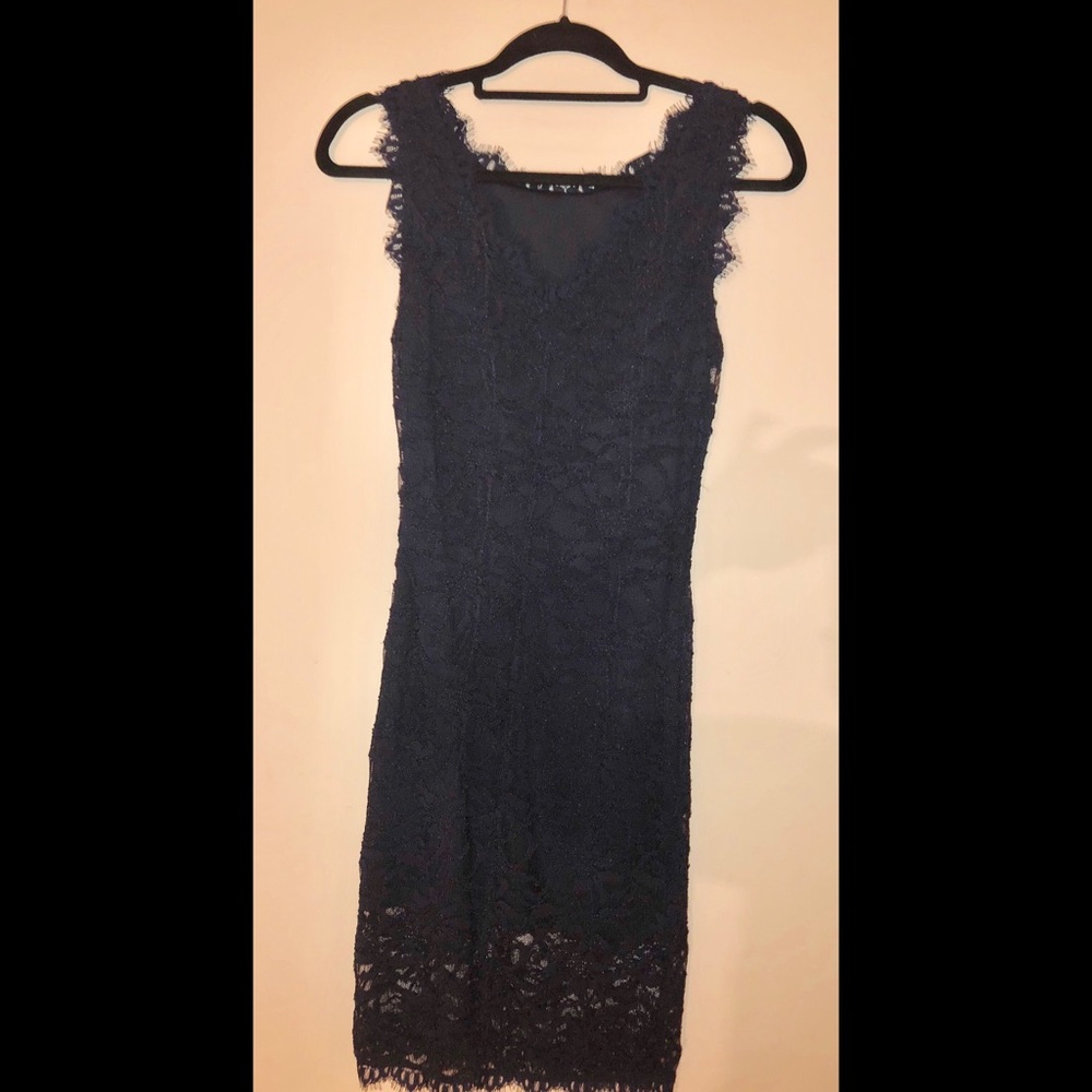 Women’s Navy Blue Lace Dress